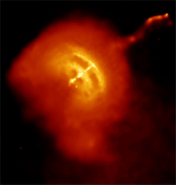 X-ray image of the Vela pulsar